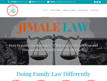 Tablet Screenshot of jimalelawcorp.com